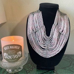 Vintage Bead Baby Pink Necklace